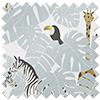 Wild Thing, Powder Blue - Twist&Fit Roman Blind
